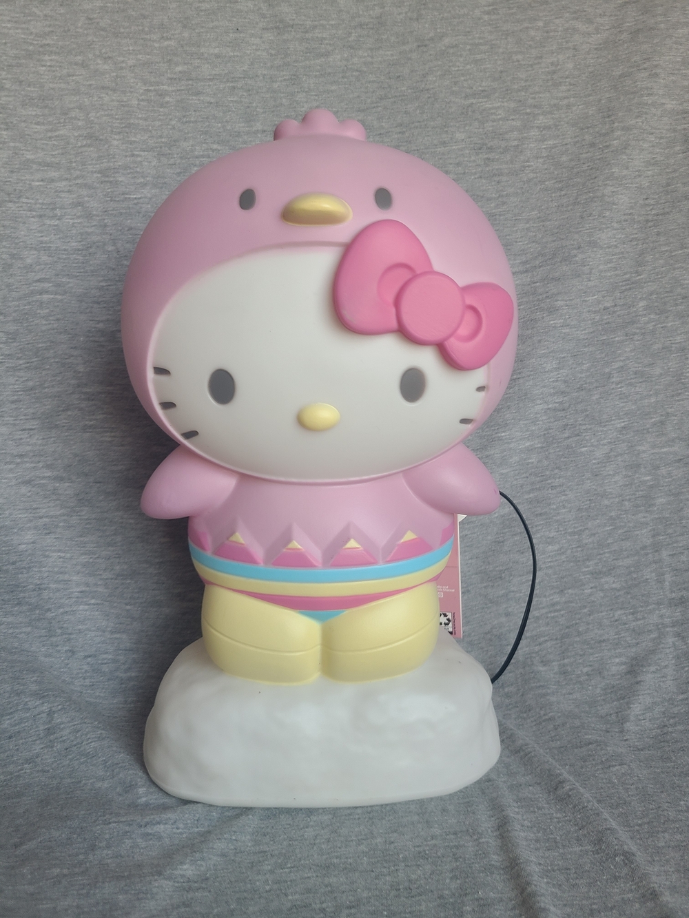 Hello Kitty as Easter Chick 12" Lighted Blow Mold Sanrio BRAND NEW wTagNite Lite